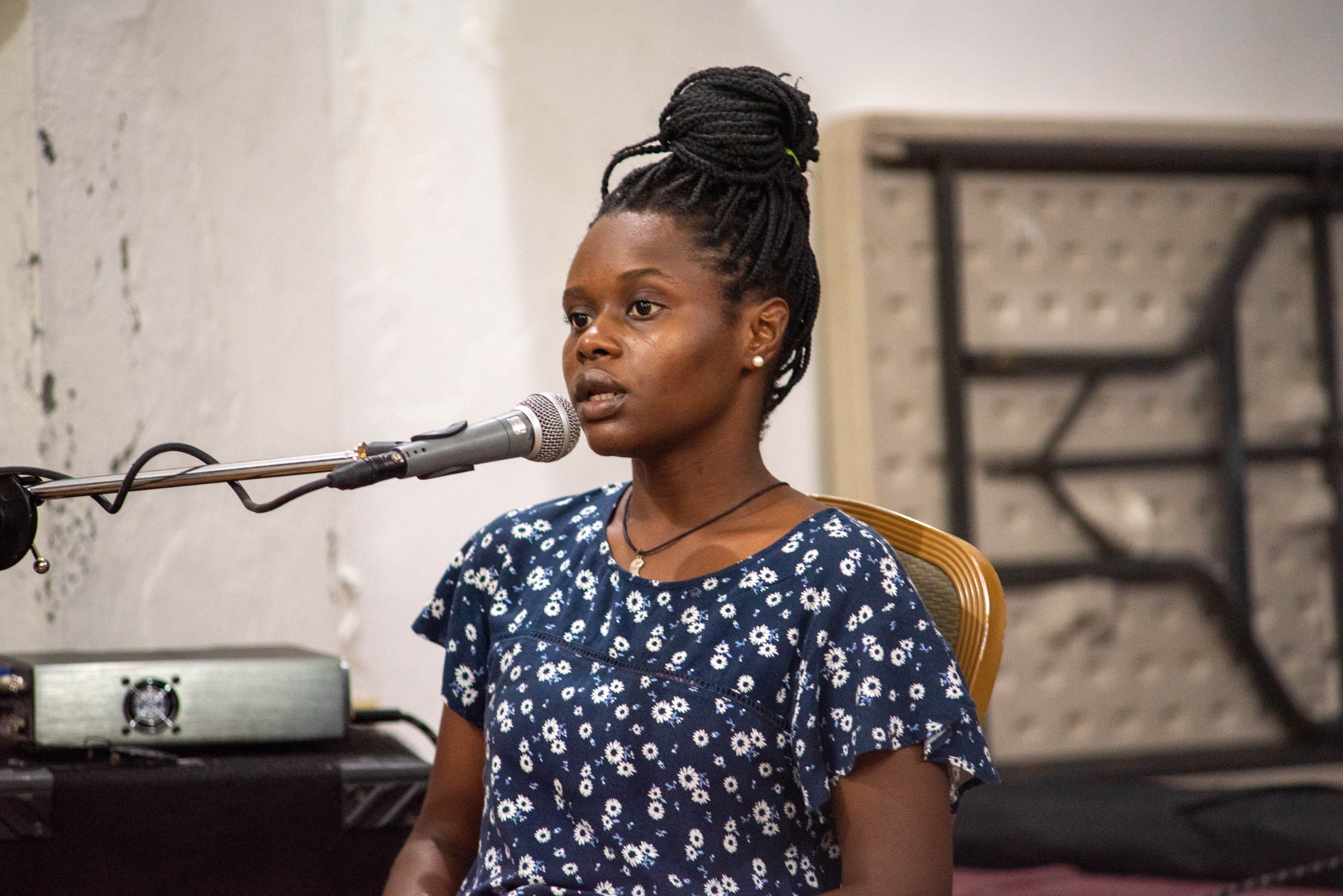 Atelier poésie et slam à l'Alliance Française des Cayes © Francklin Gentillon