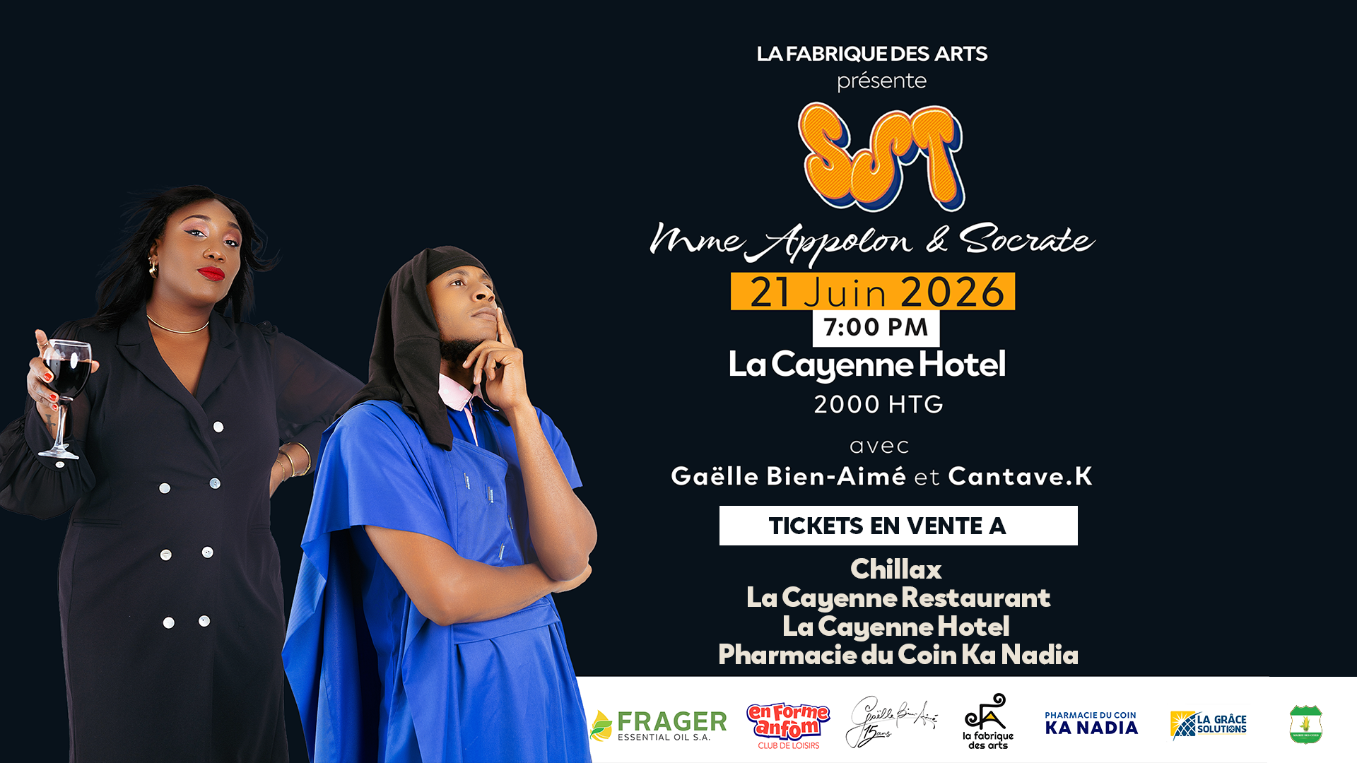 SST arrive aux Cayes : Gaëlle Bien-Aimé et Cantave-K sur la scène de La Cayenne Hotel